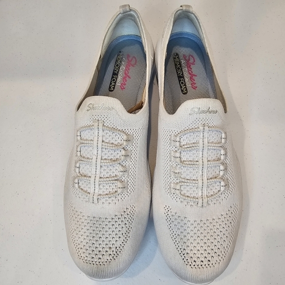 Skechers Newbury Shoe Women's Size 11 White - Picture 6 of 8